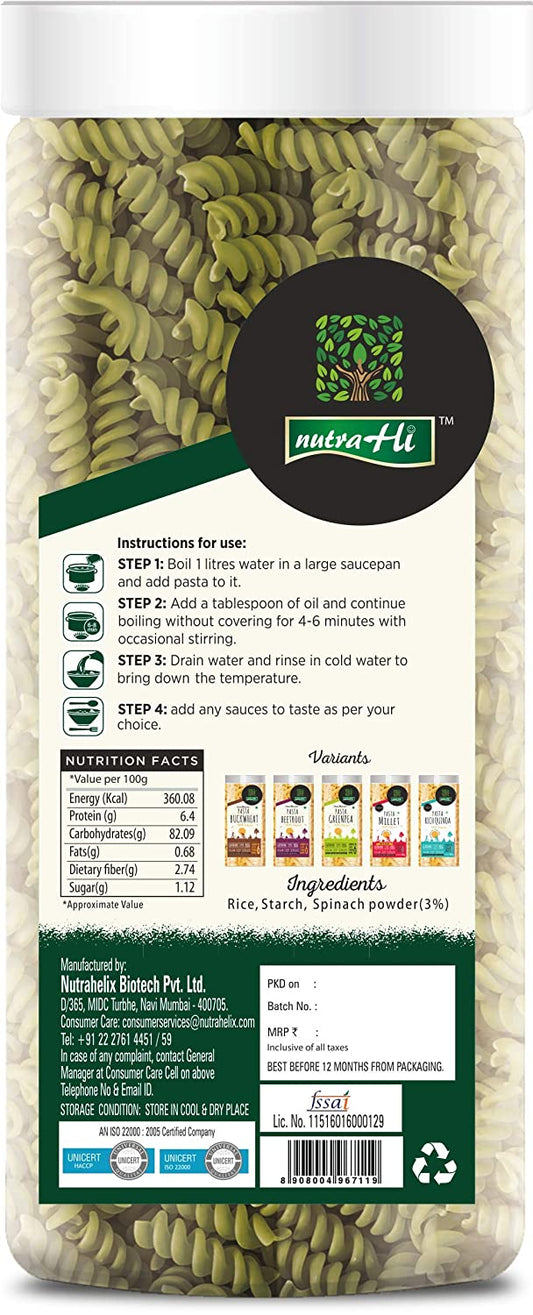 Gluten Free SPAGHETTI SPINACH - 114g