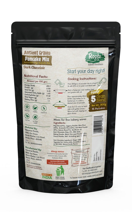 Test Manash of Healthy Instant Pancake Mix - Gluten Free, No Maida, No Sugar