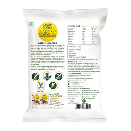 6 Grain Stix Cheesy Jalapeno 25g