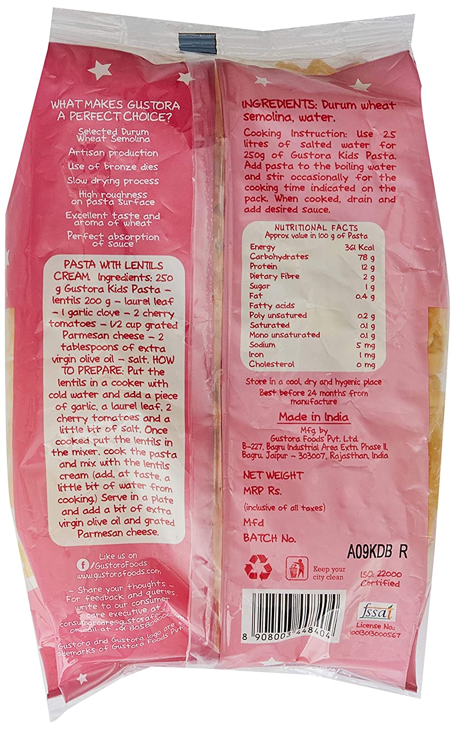 MY PRINCESS PASTA 250g