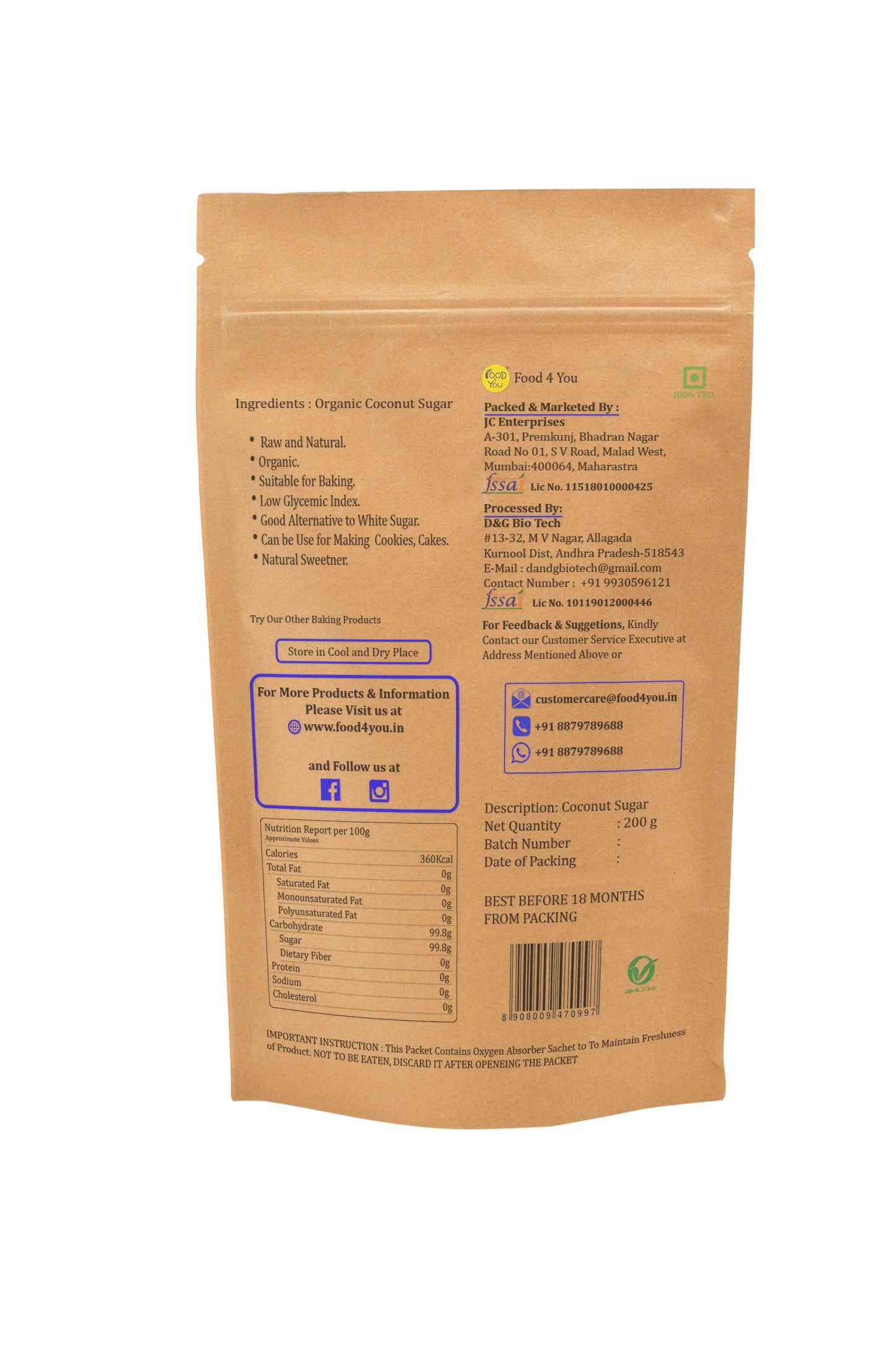 Organic Coconut Sugar
