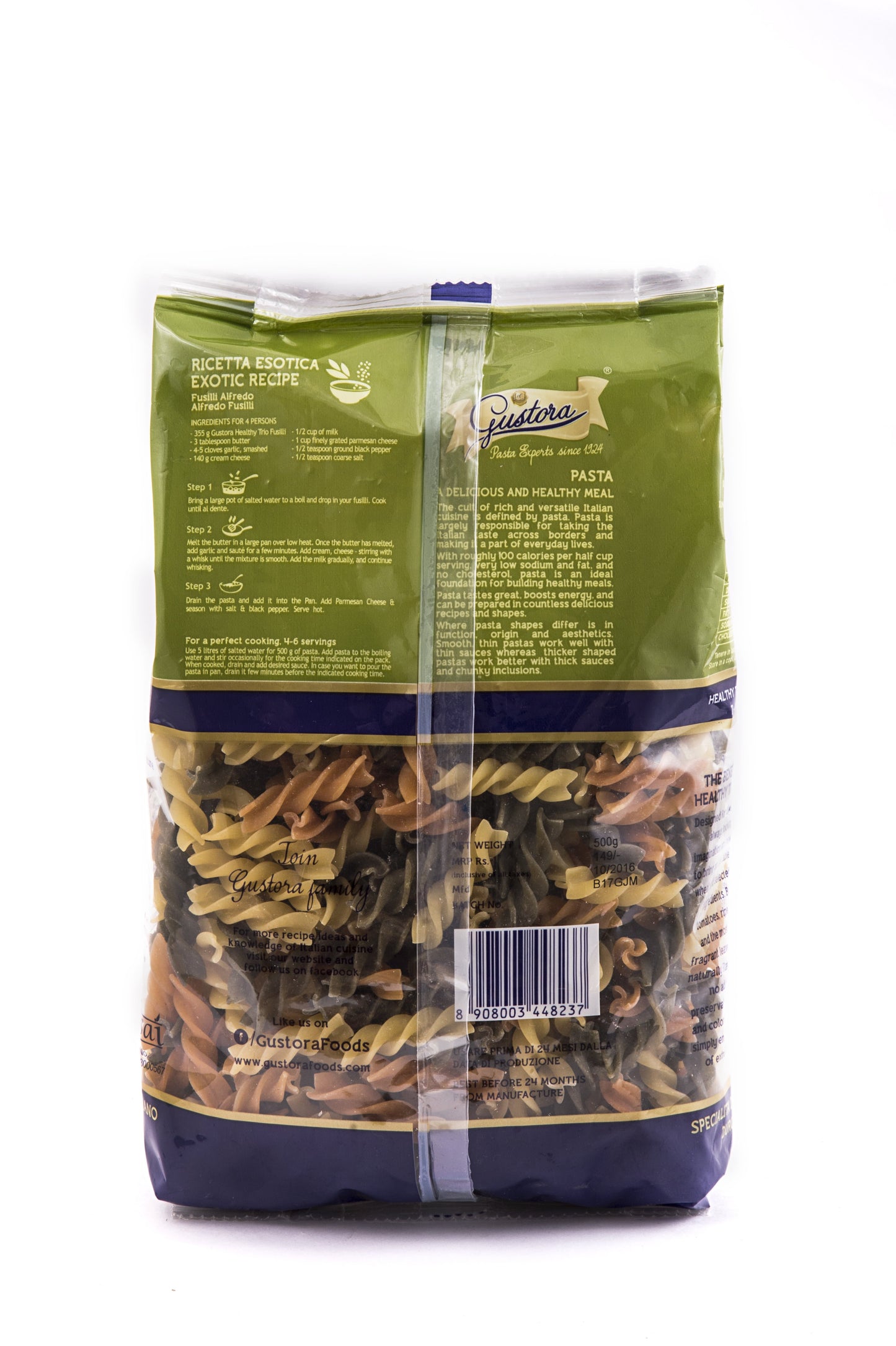 HEALTHY TRIO FUSILLI 500g