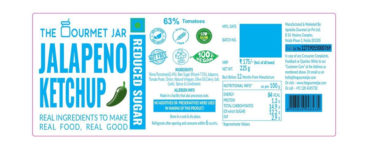 Jalapeno Ketchup 225g