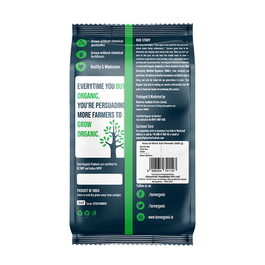 Natural Rock Salt Powder, 500g