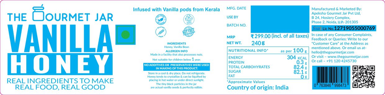 Vanilla Honey 240g