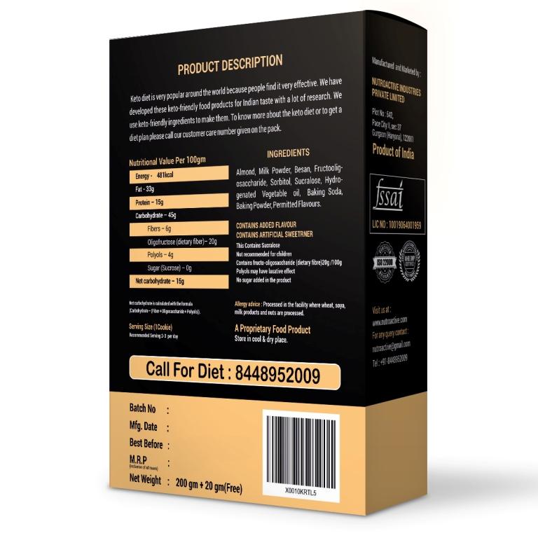 Keto Almond Cookies, 200g