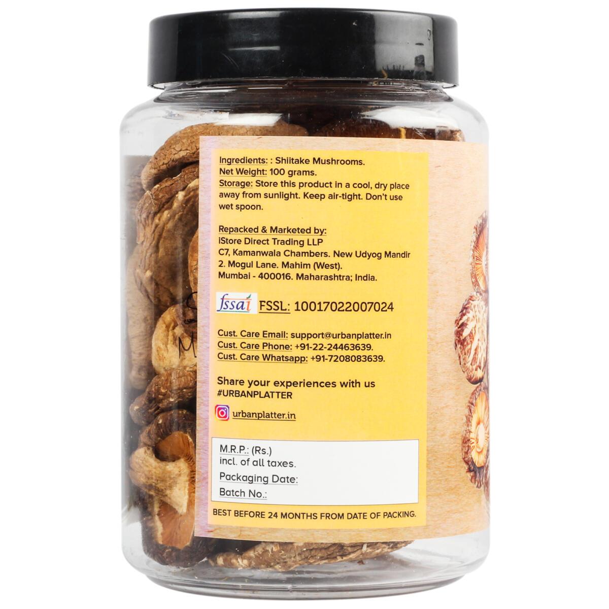 Dried Shiitake Mushrooms