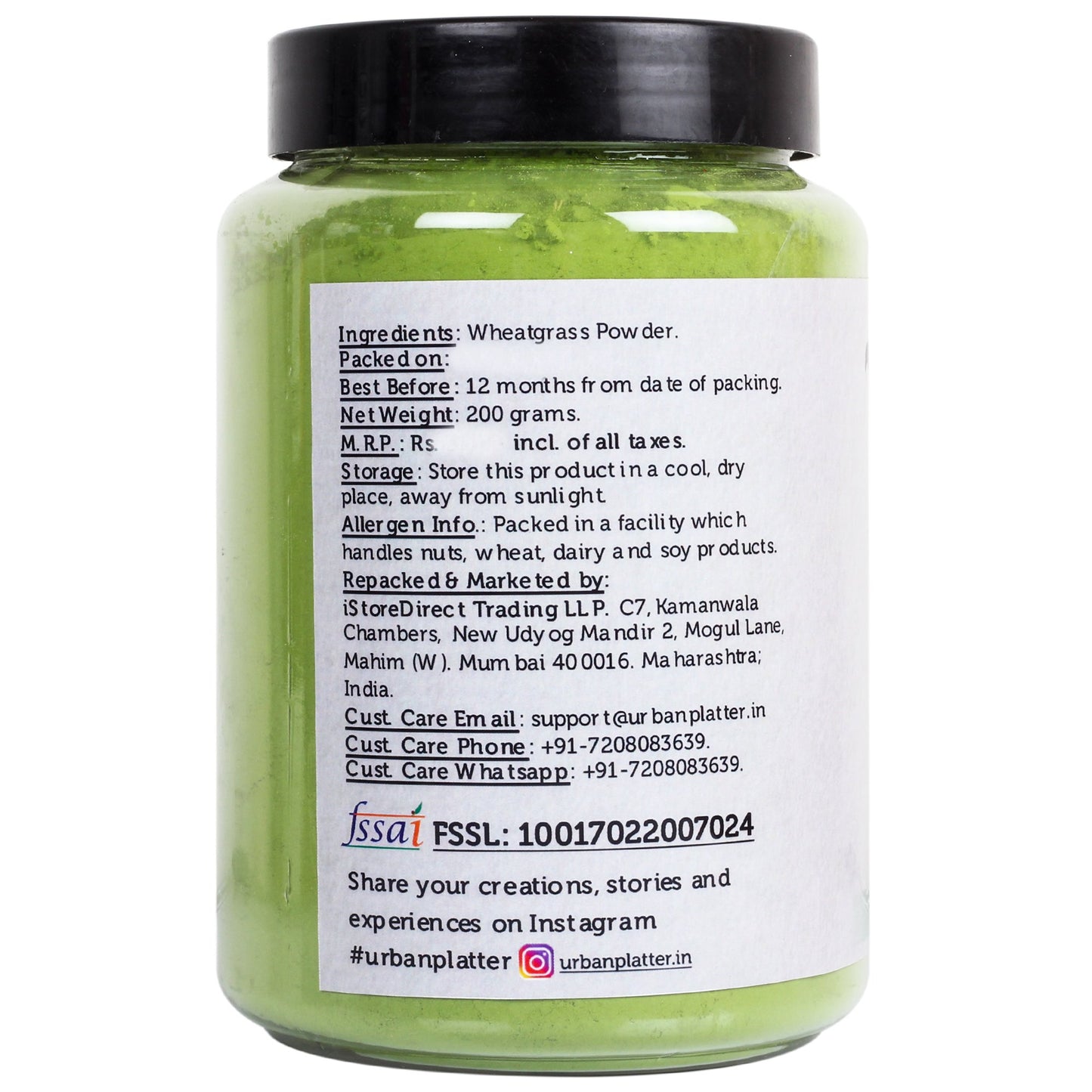 Organic Wheatgrass Powder