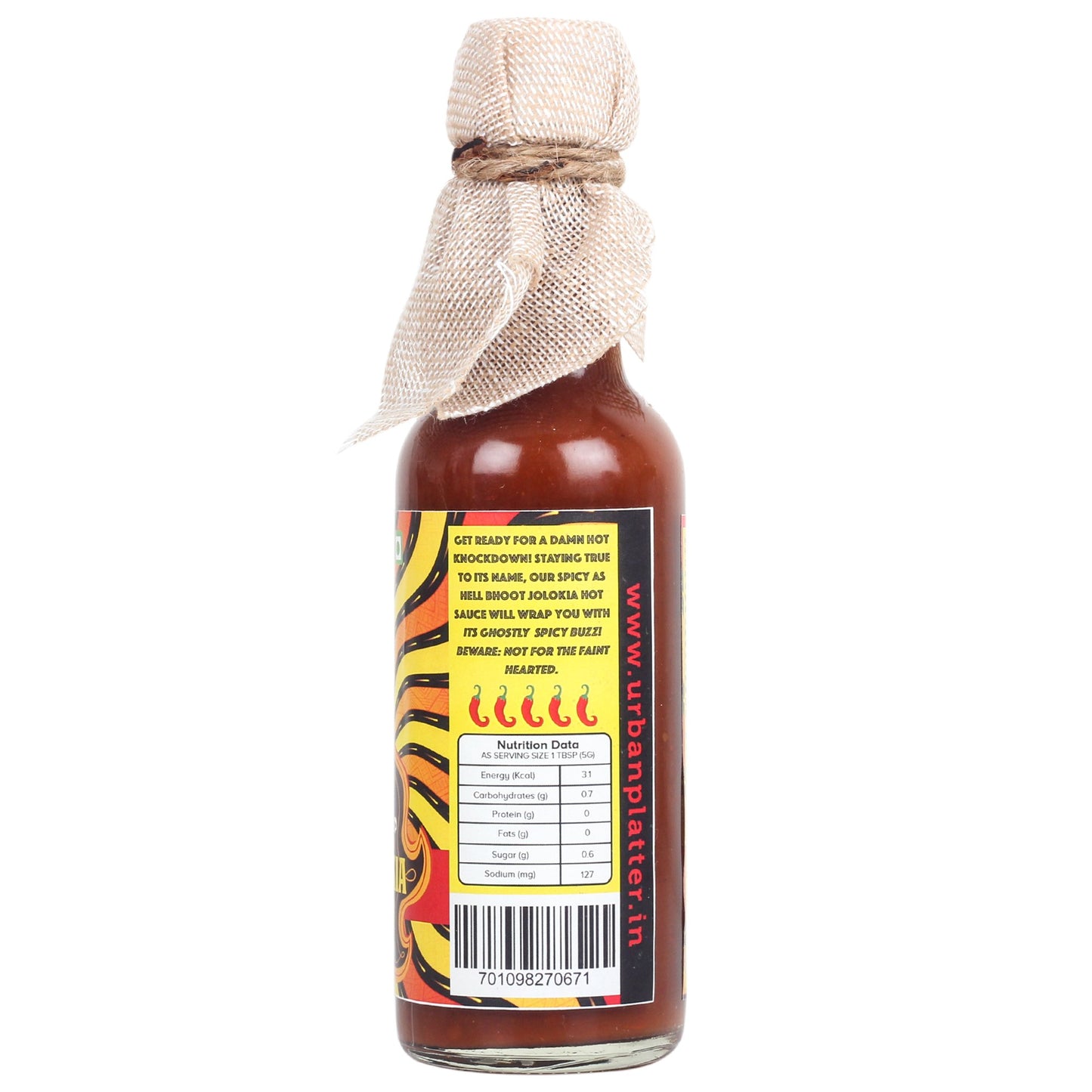 Bhoot Jolokia Hot Sauce, Extra Spicy