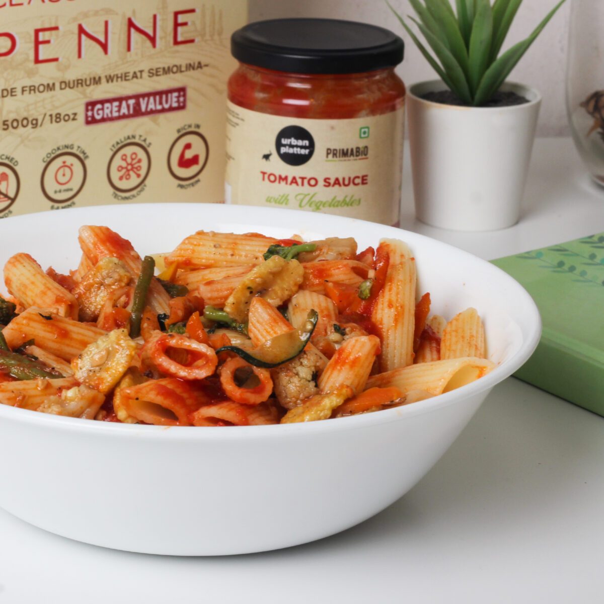 Traditional Italian Classic Penne Pasta