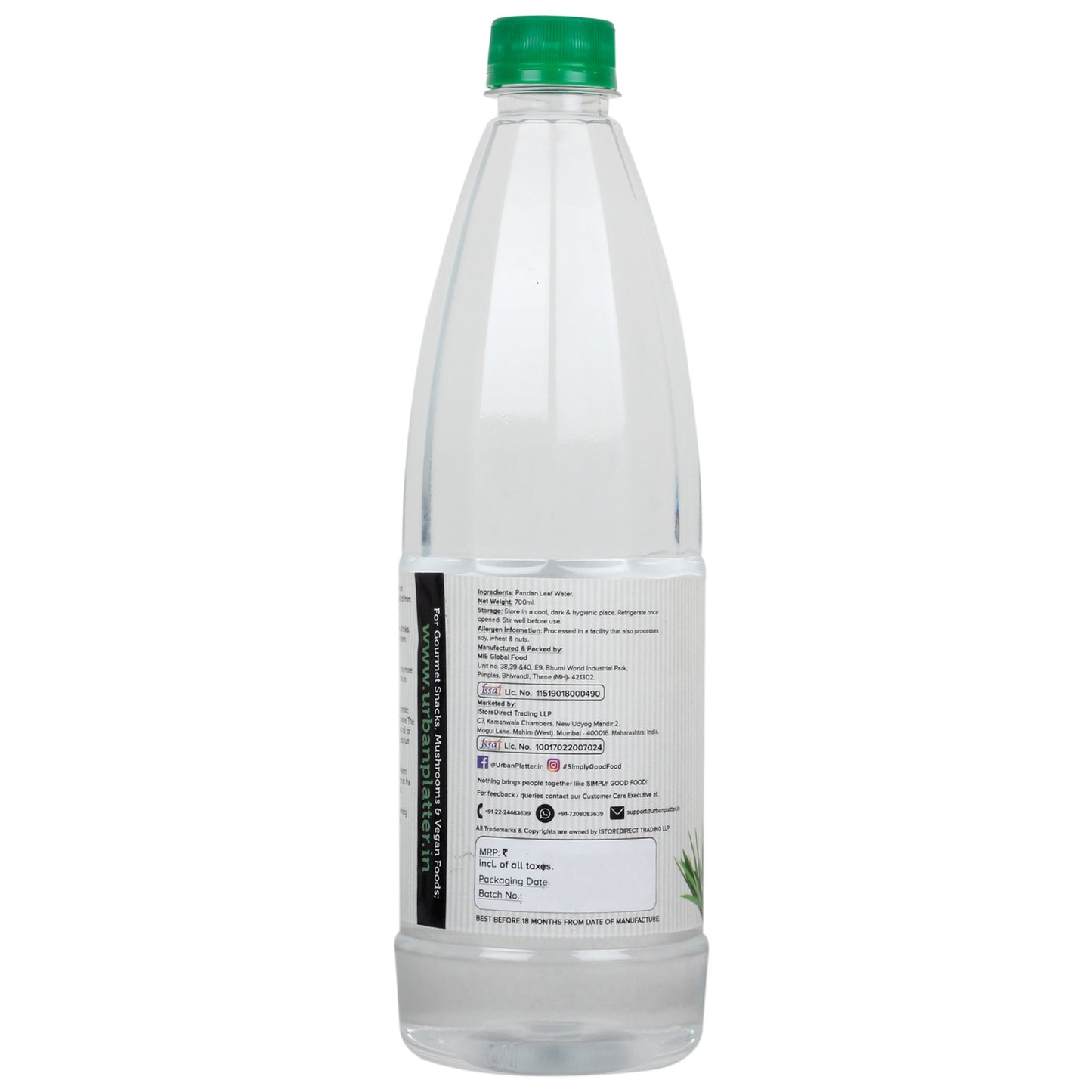 Kewra (Pandanus) Water
