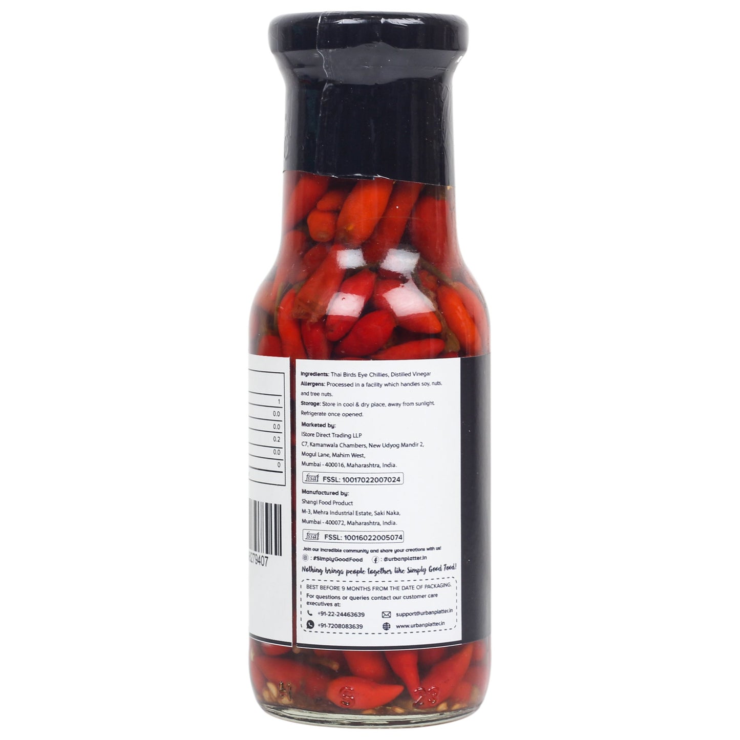 Extra Spicy Thai Bird's Eye Chilli in Vinegar