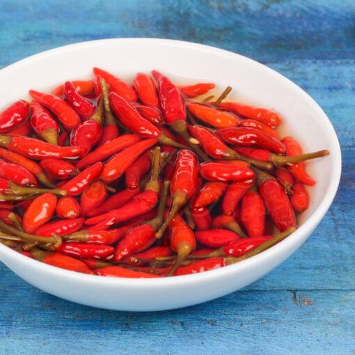 Extra Spicy Thai Bird's Eye Chilli in Vinegar