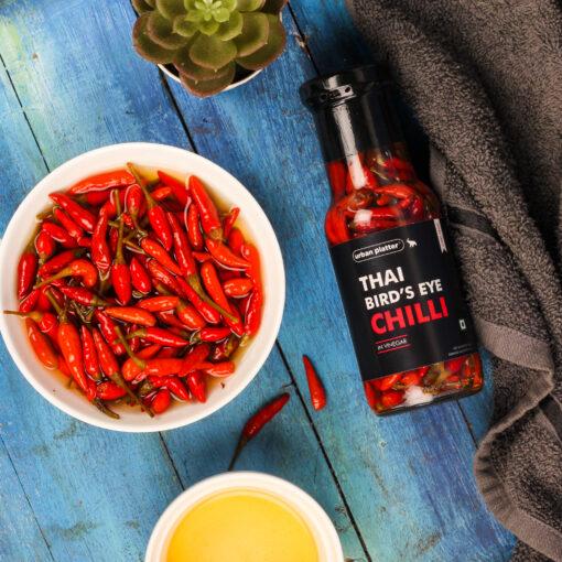 Extra Spicy Thai Bird's Eye Chilli in Vinegar