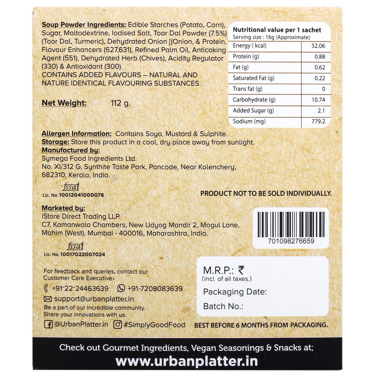 Instant Hearty Lentil Cup Soup