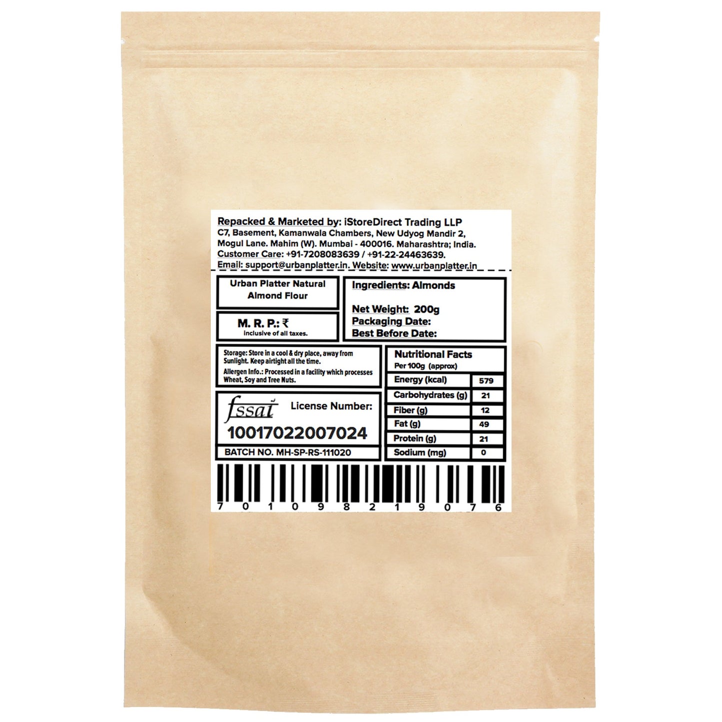 Natural Almond Flour