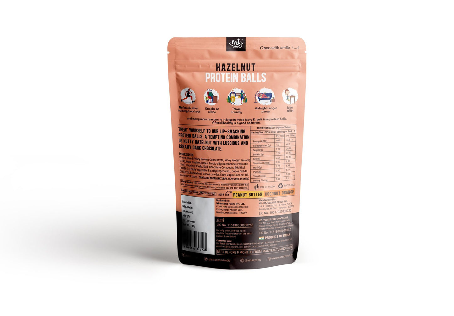 Hazelnut Protein Energy Balls - 300g