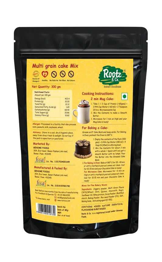 Instant Chocolate Mug Cake Premix (Eggless)