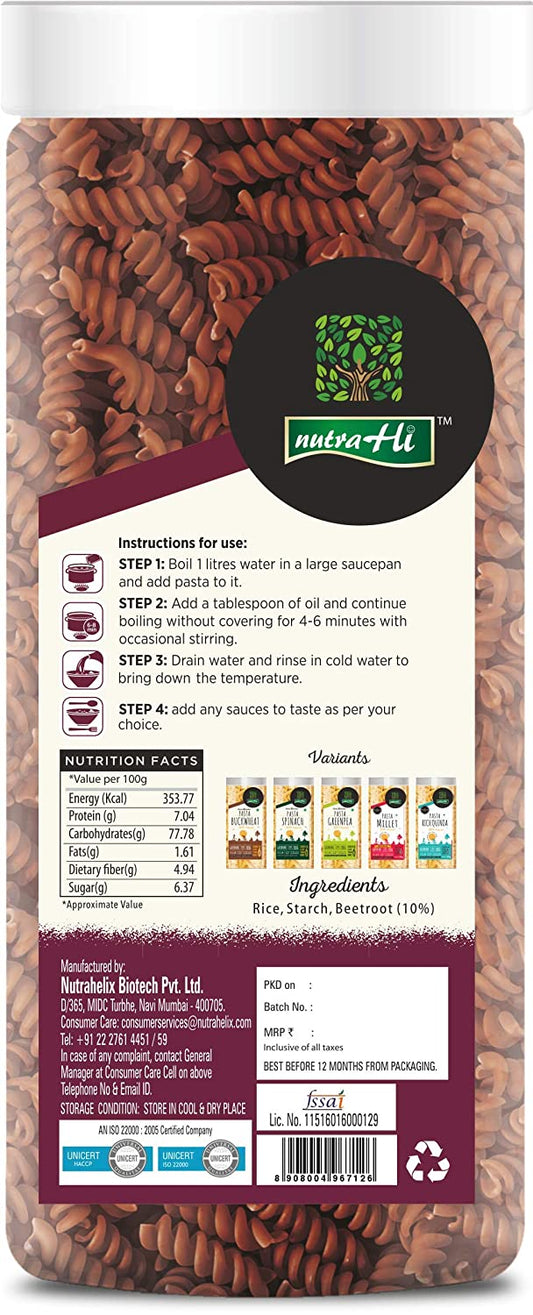 Gluten Free Pasta BEETROOT - 200gm