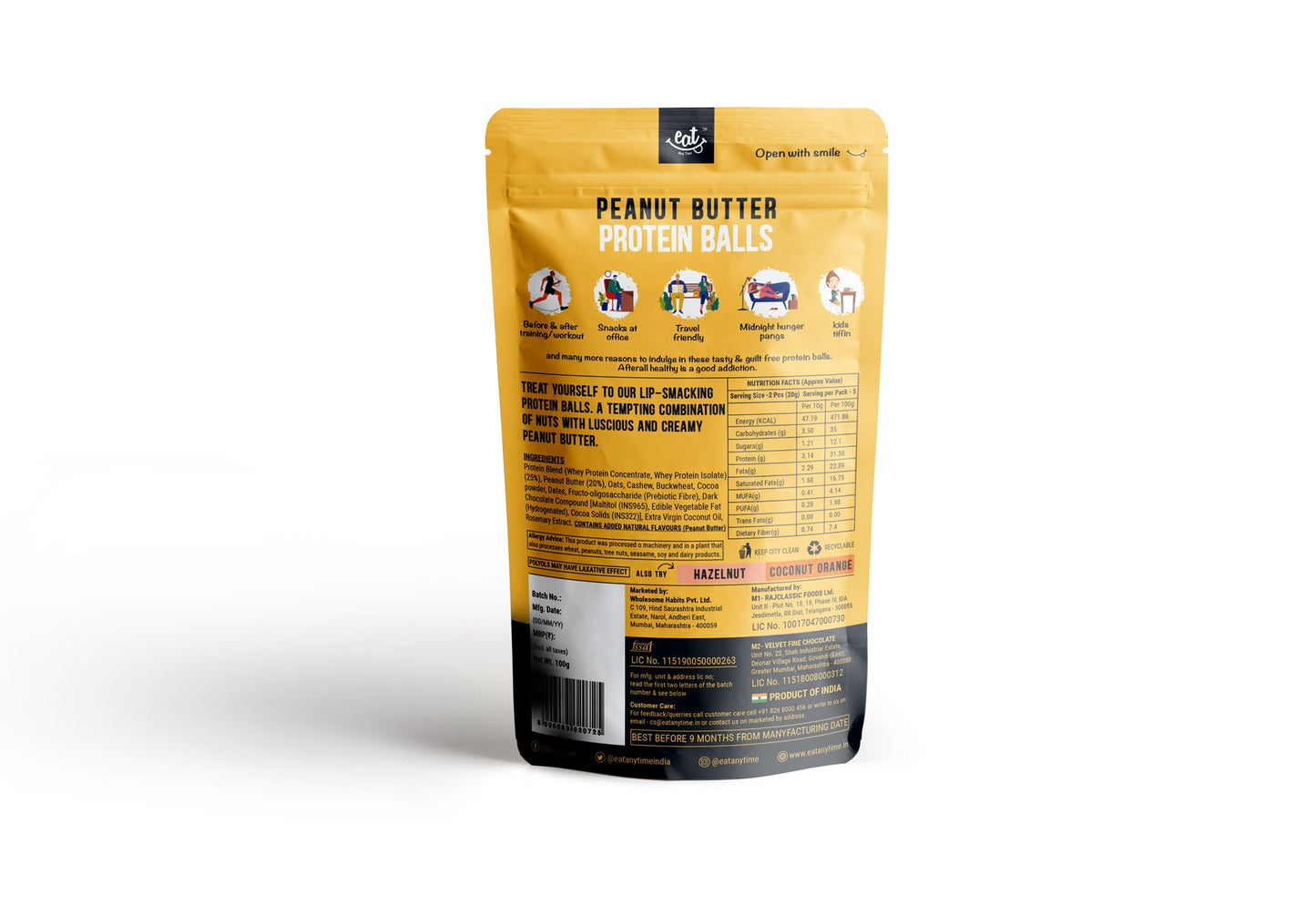 Peanut Butter Protein Energy Balls - 300g