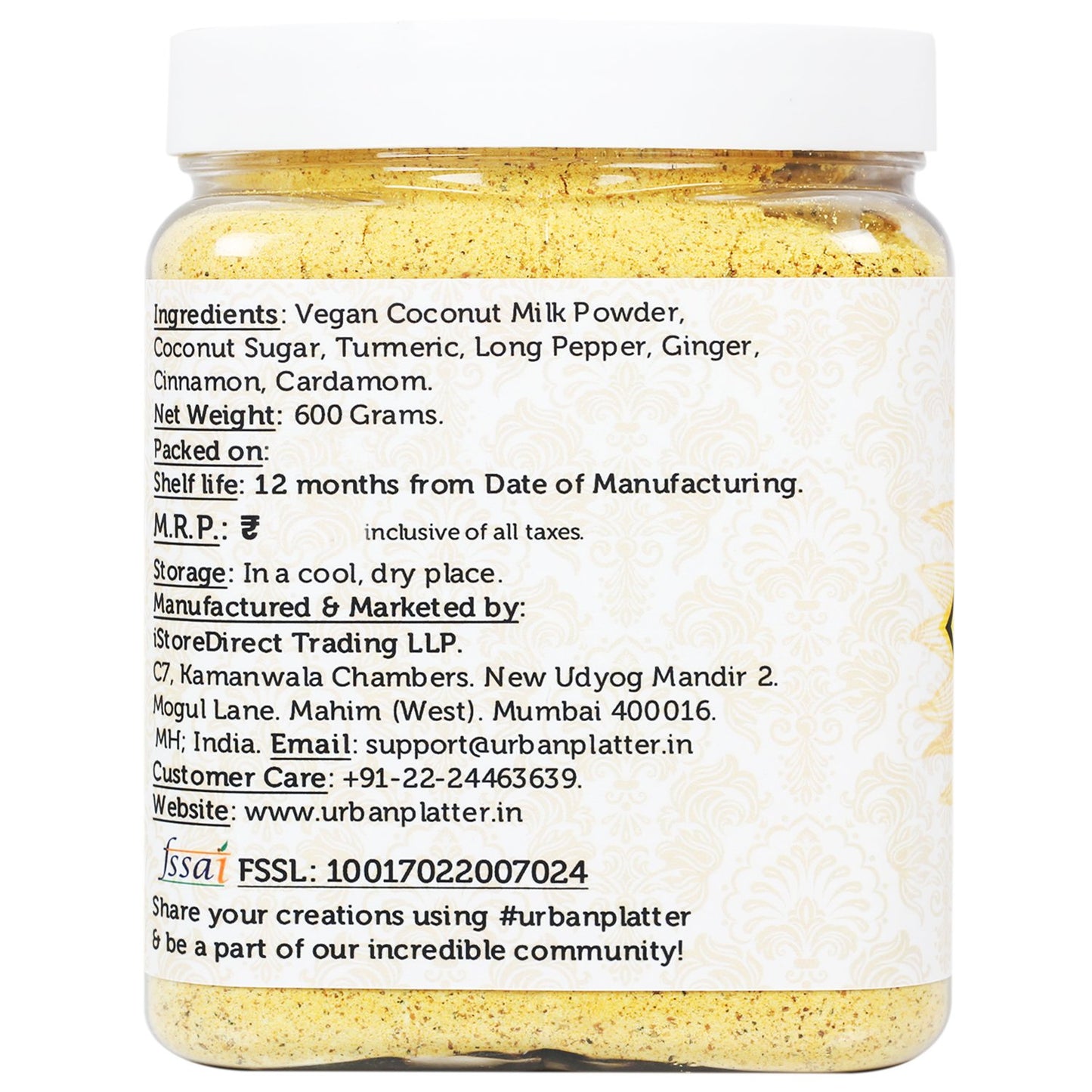 Golden Milk Latte Premix