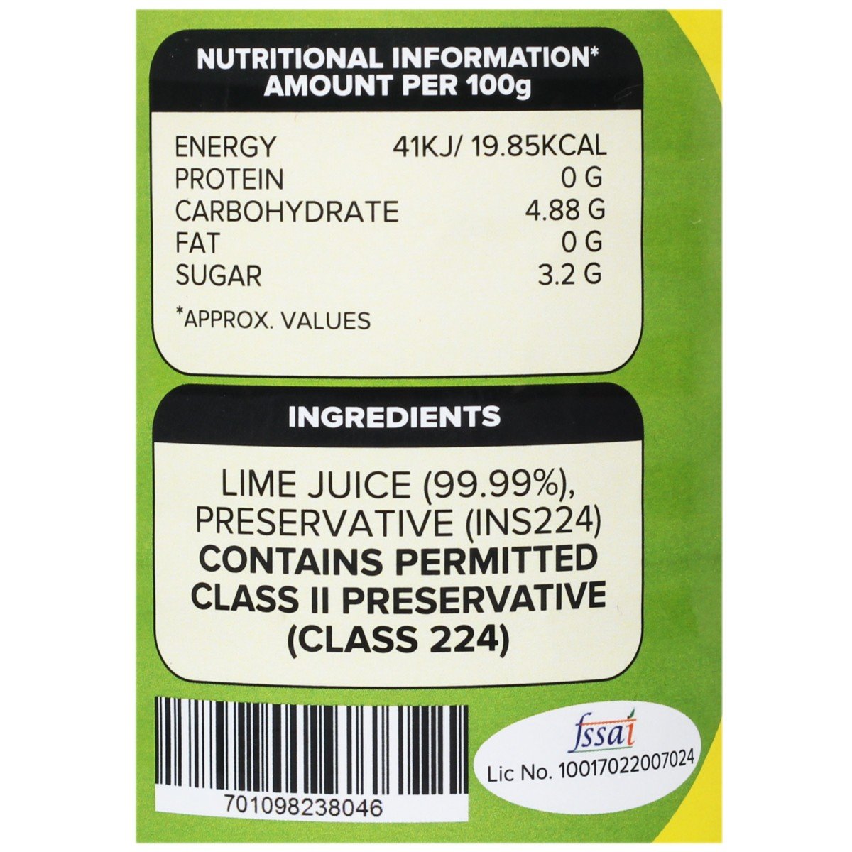 Lime Juice Concentrate