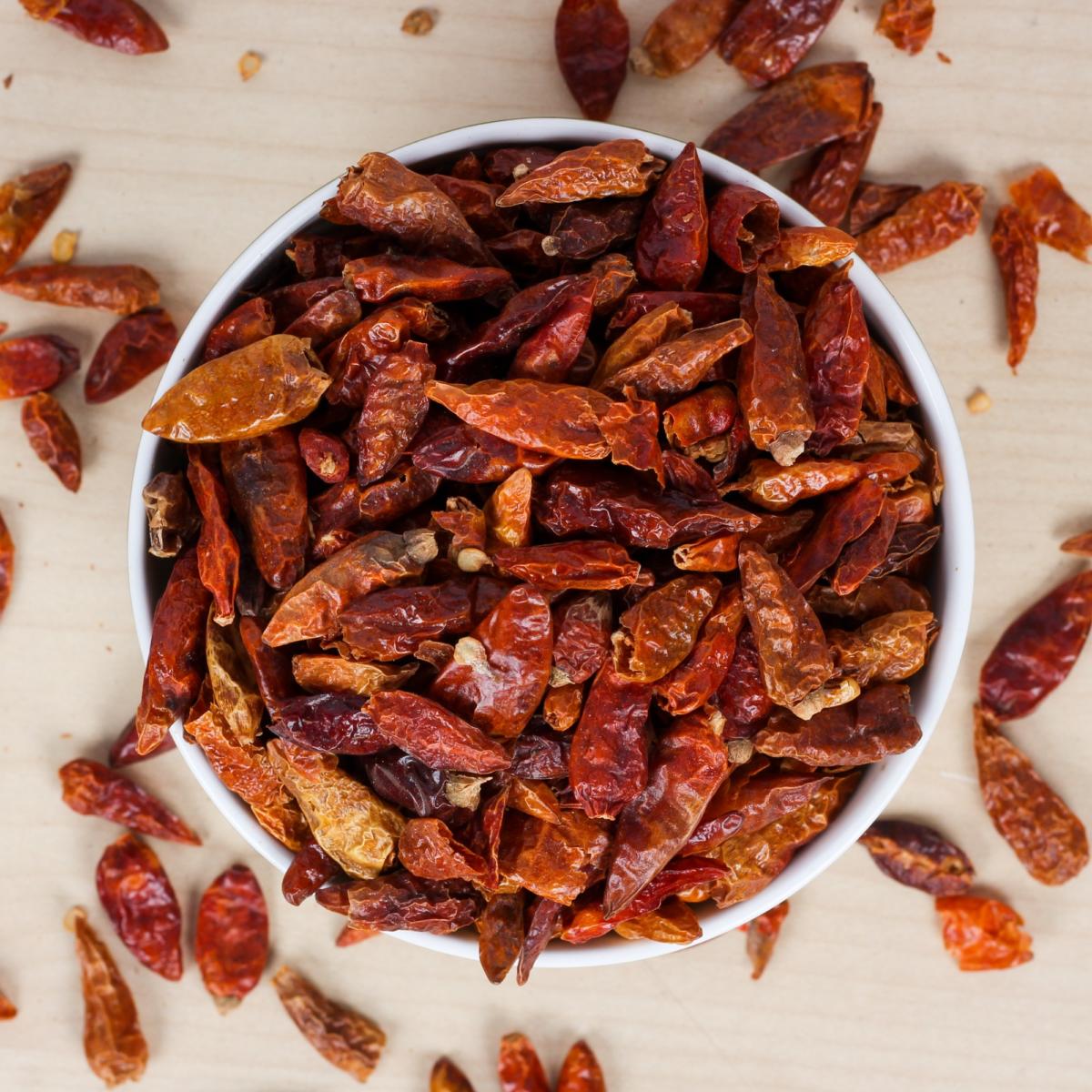 Dried Bird-Eye Chillies