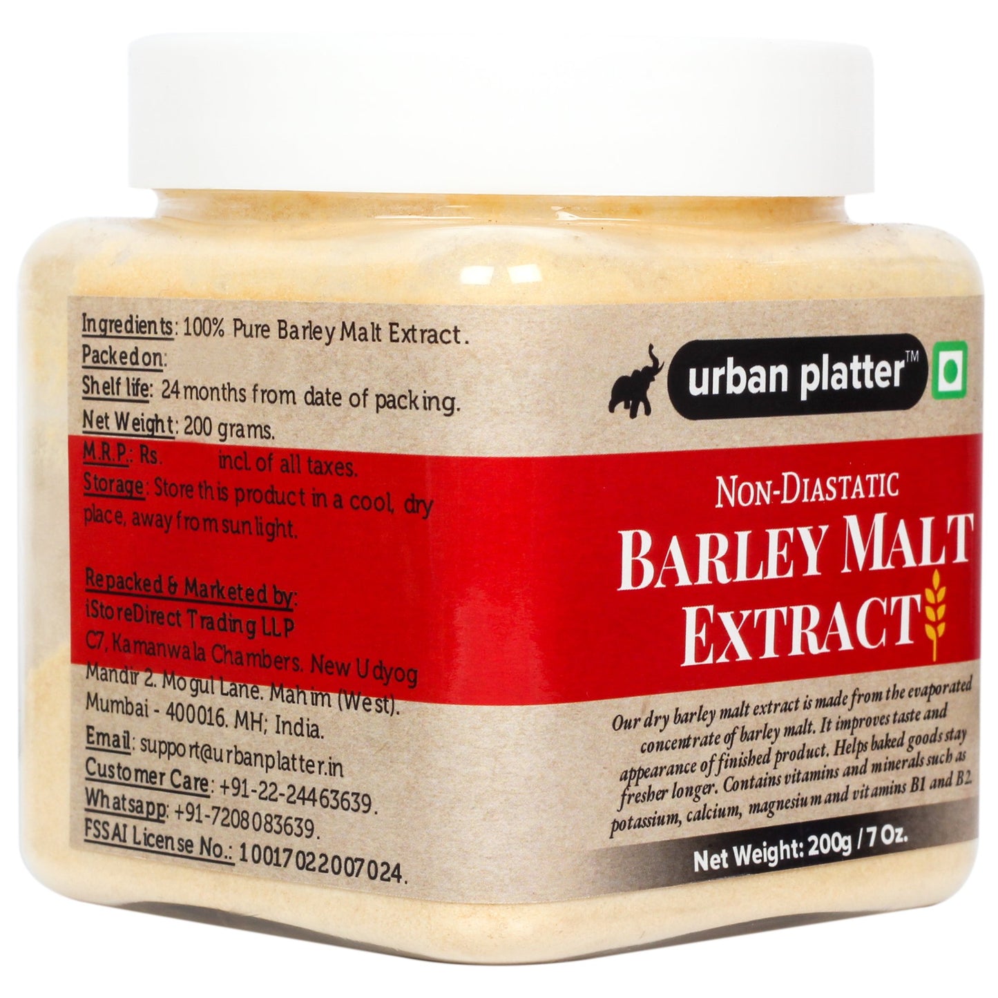 Non-Diastatic Bake Friendly Barley Malt Extract