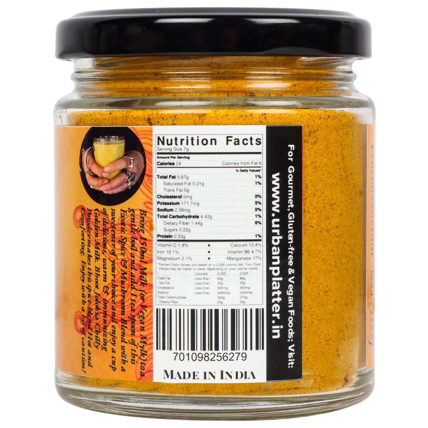 Golden Milk Masala with Bhoot Jolokia Pepper