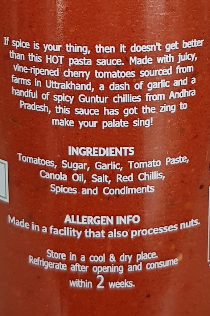 Arrabbiata Pasta Sauce 390g