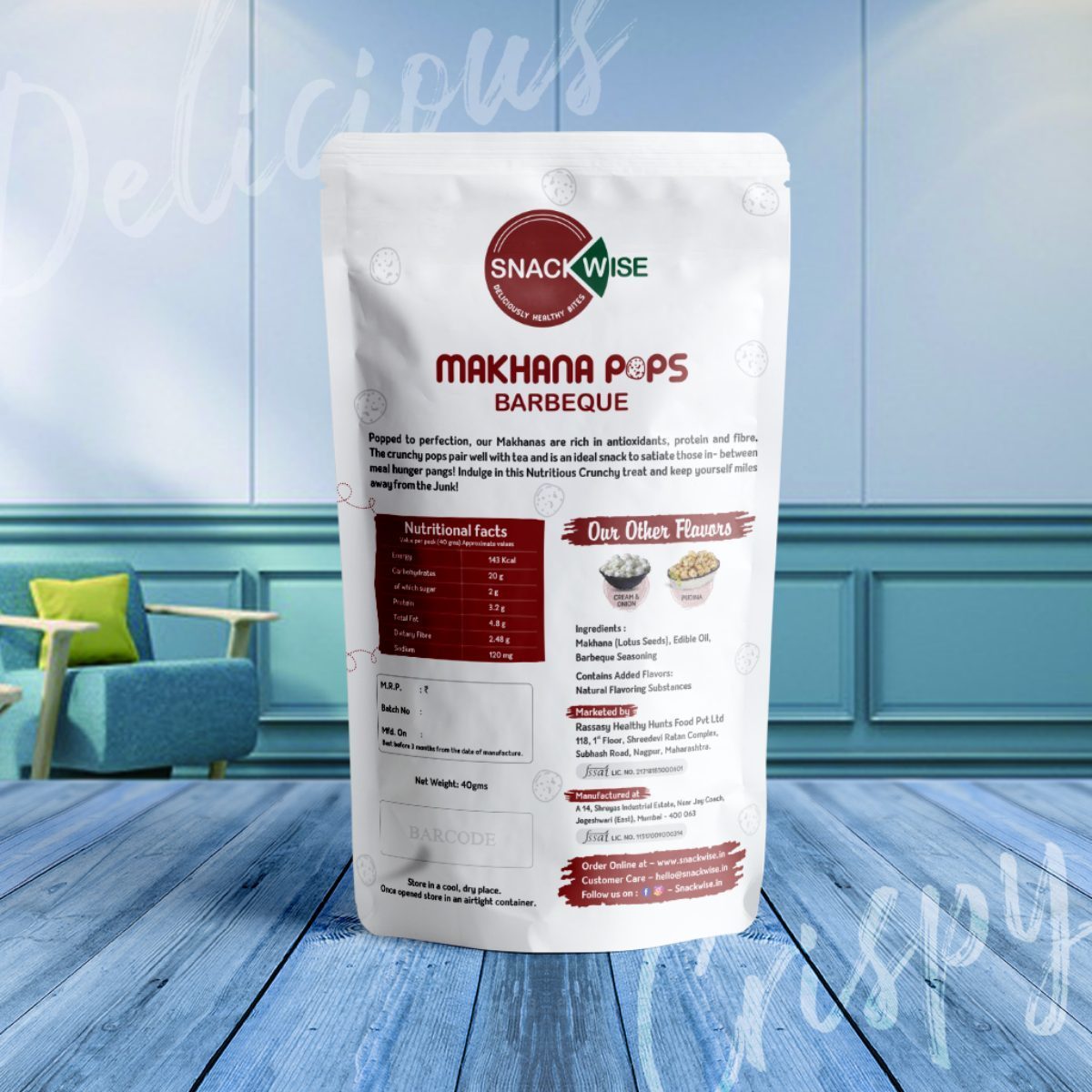 Makhana- Barbeque, 40g