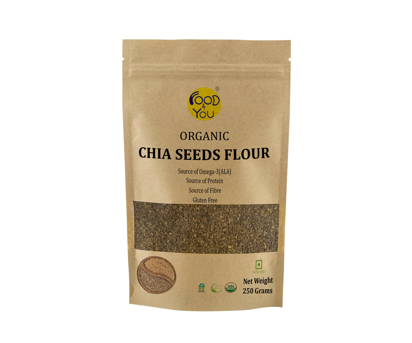 Organic Chia Seeds Flour