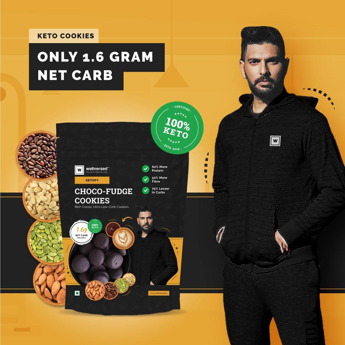 Ketofy - Choco Fudge Cookies