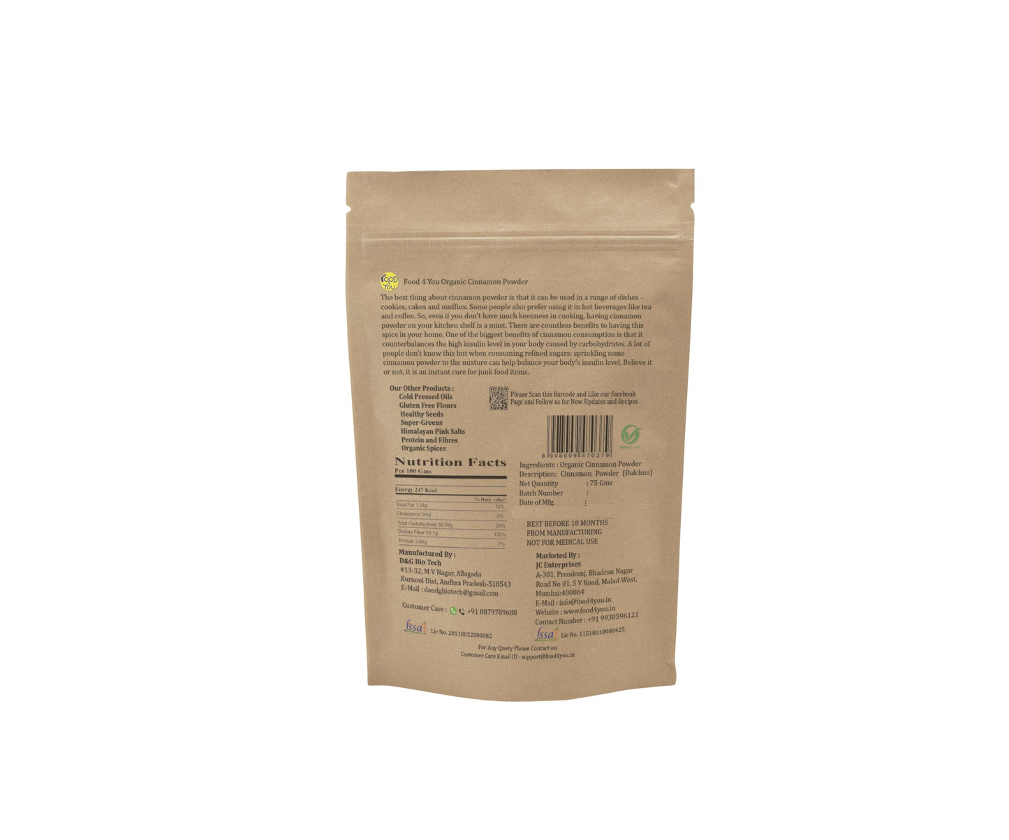 Organic Cinnamon Powder