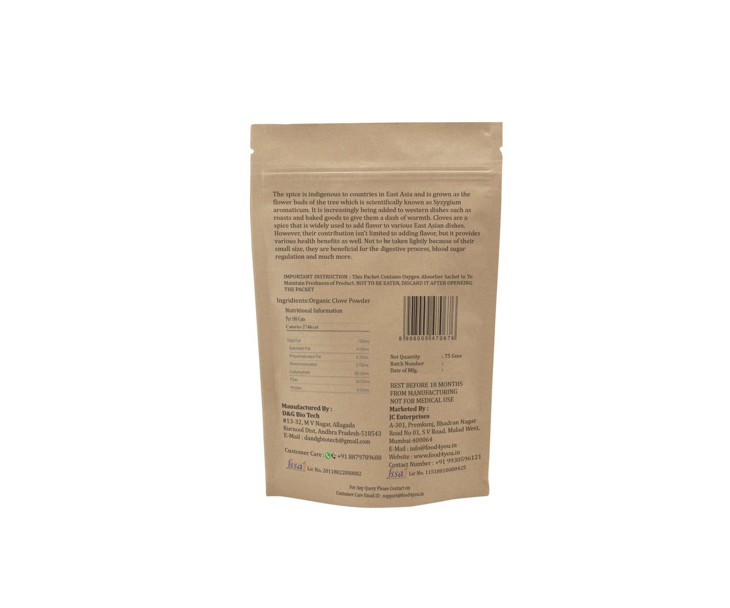 Organic Clove Powder