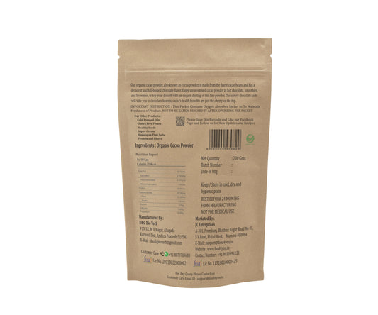 Organic Cocoa Powder (Unsweetened)