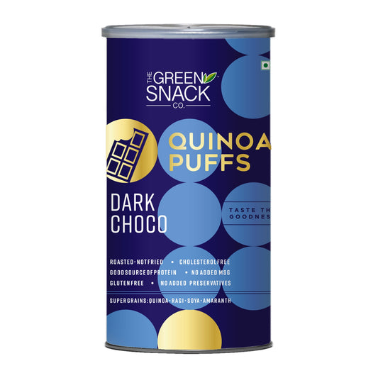 Quinoa Puffs Dark Choco 150g