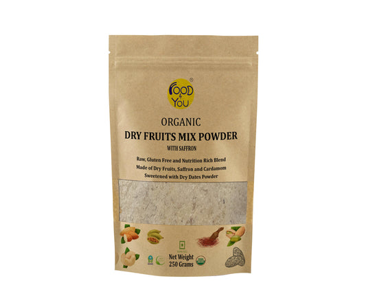 Organic Dry Fruits Mix Powder with Saffron