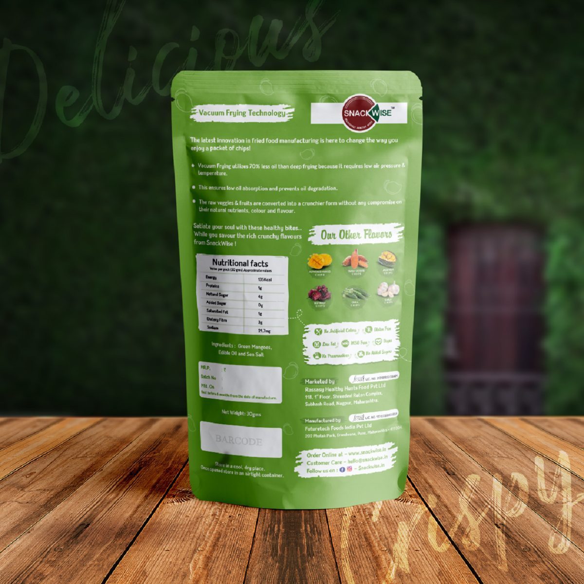 Green Mango Chips, 30g