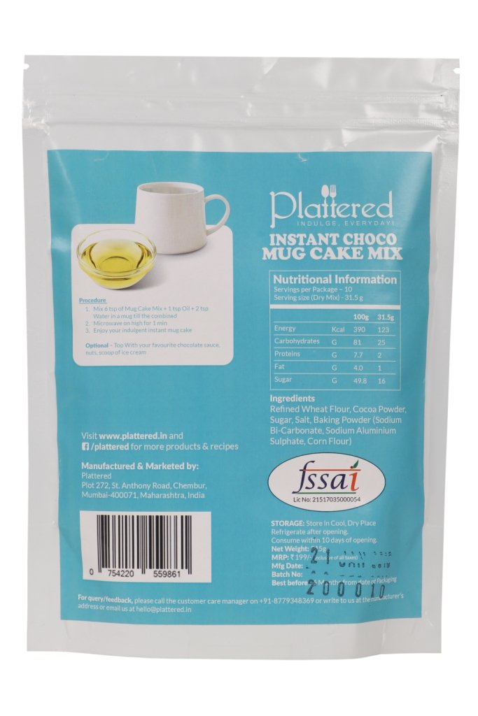 Instant Choco Mug Cake Mix, 330g