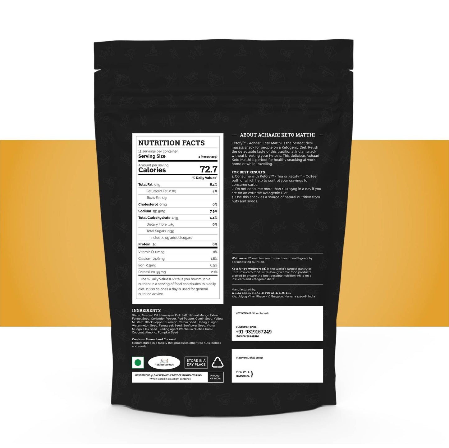 Ketofy - Achaari Keto Matthi