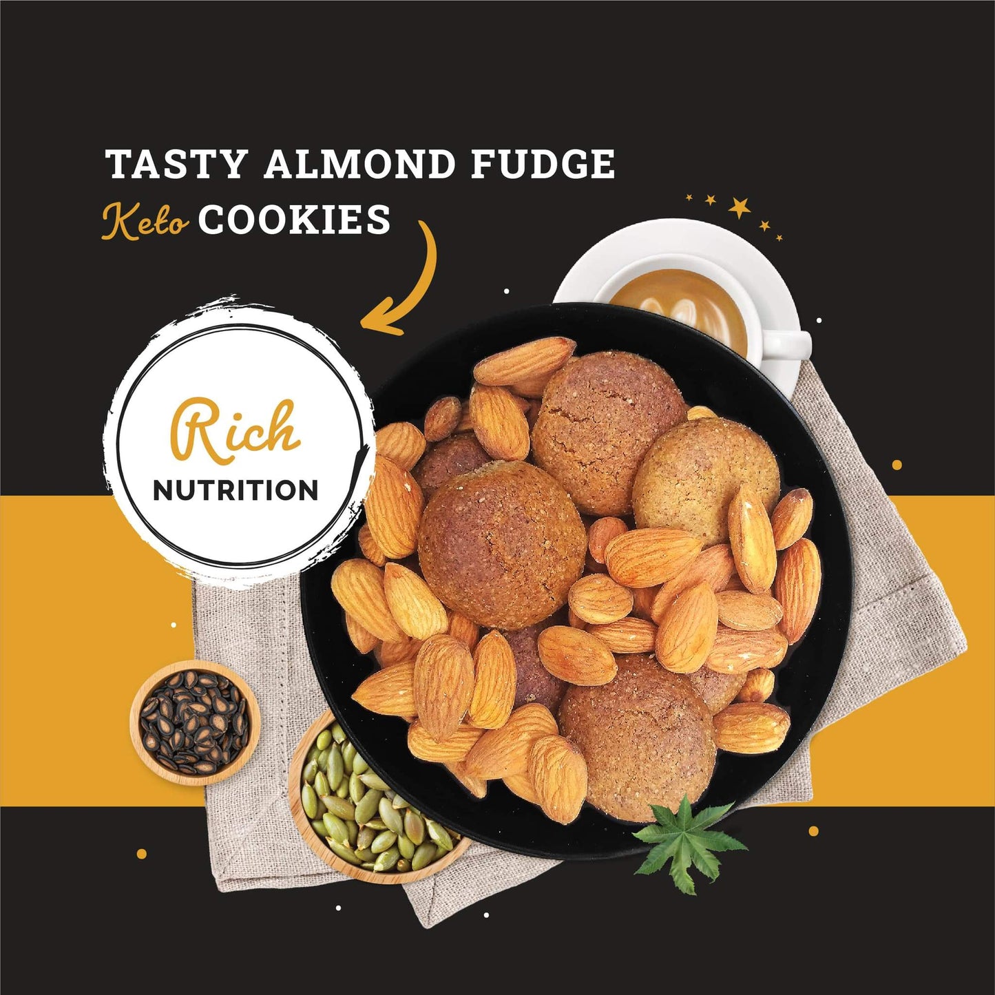 Ketofy - Almond Fudge Keto Cookies