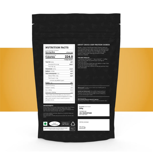 Ketofy - Choco-Chip Protein Cookies