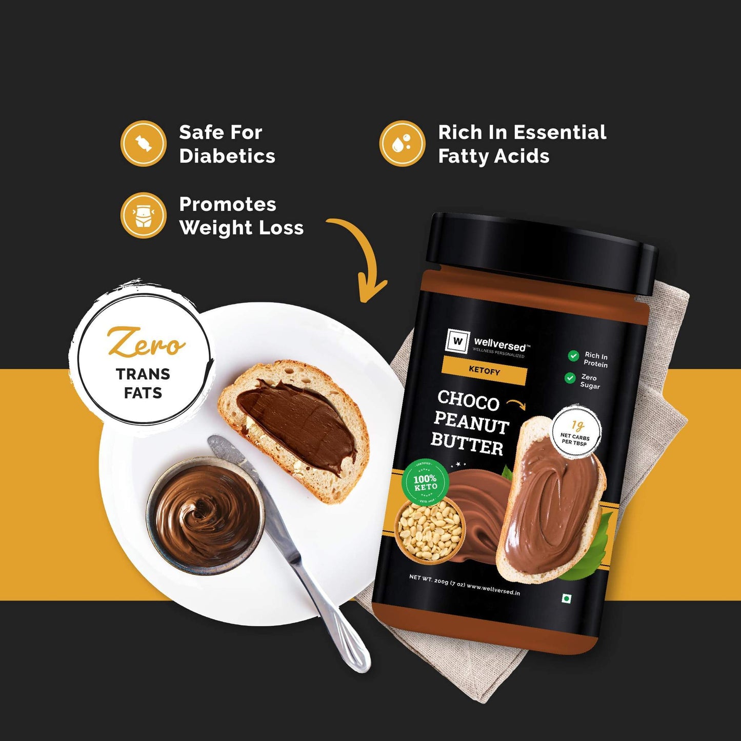 Ketofy - Choco Peanut Butter