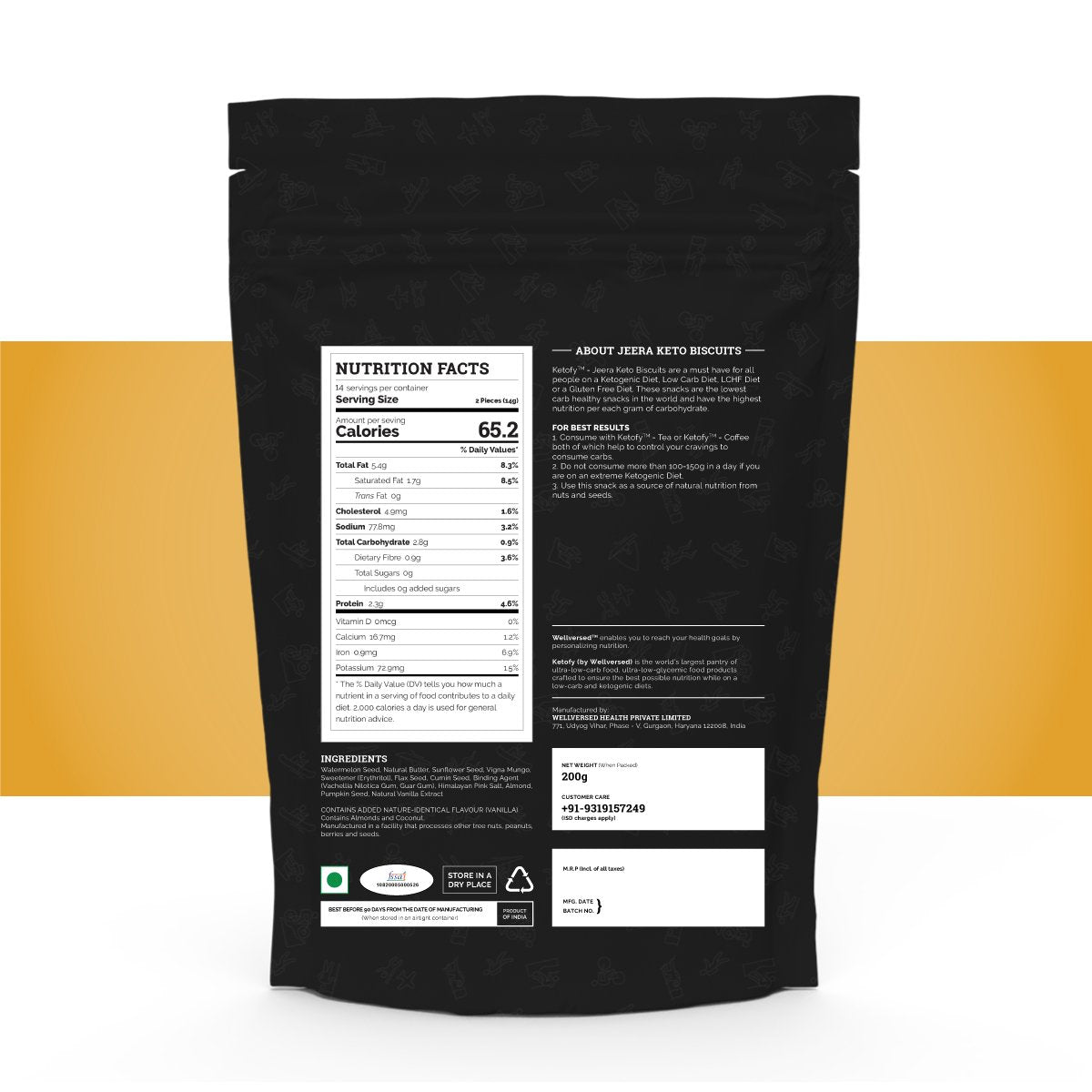 Ketofy - Jeera Keto Biscuit