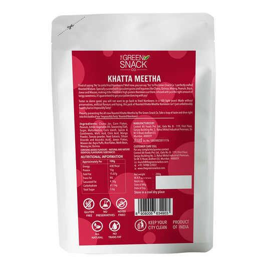 Nuts & Seeds Roasted Namkeen- Khatta Meetha 100g