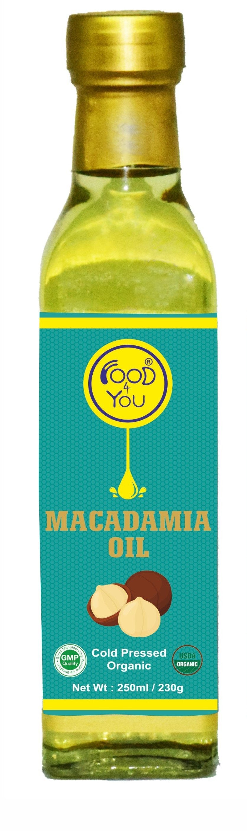 Organic Cold Pressed Macademia Oil