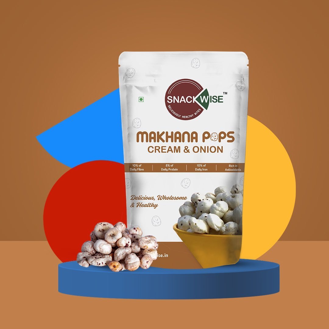 Makhana- Cream & Onion, 40g