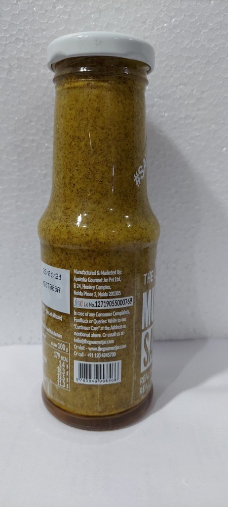 Mustard Sauce (with Raw Turmeric) 225g