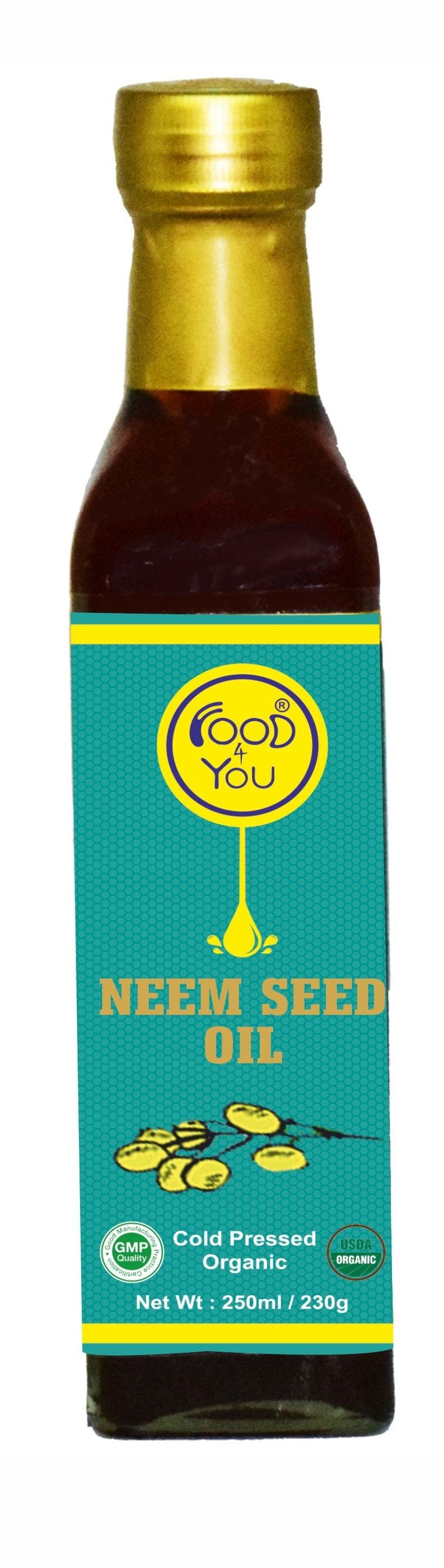 Organic Cold Pressed Neem Seed Oil